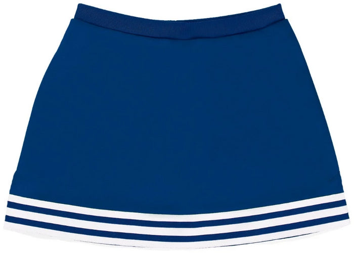 Royal Blue & White A-Line Cheer Skirt