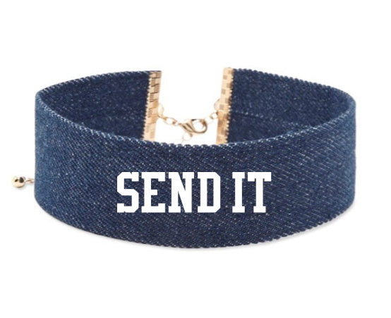 Send It Denim Choker