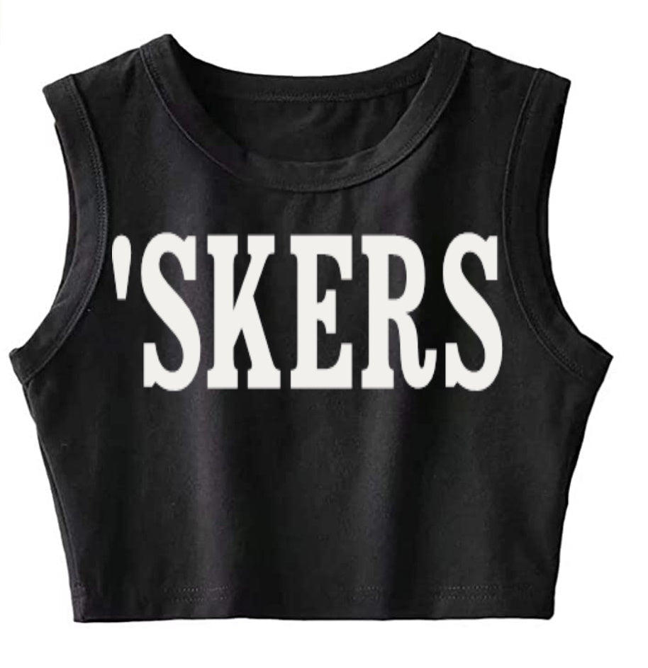 'Skers The Ultimate Sleeveless Tank Crop Top (Available in 3 Colors)