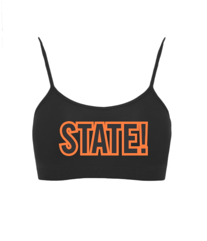 State! Seamless Spaghetti Strap Super Crop Top (Available in 2 Colors)