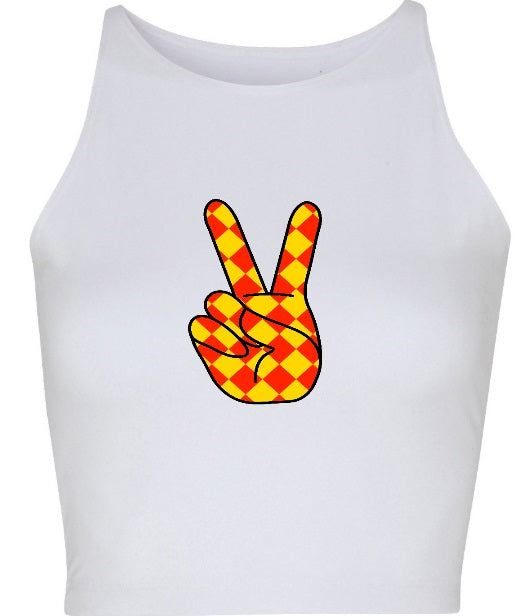 Victory Sleaveless Crop Top (Available in 2 Colors)