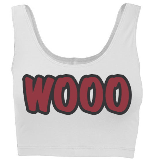 WOOO Tank Crop Top (Available in 2 Colors)