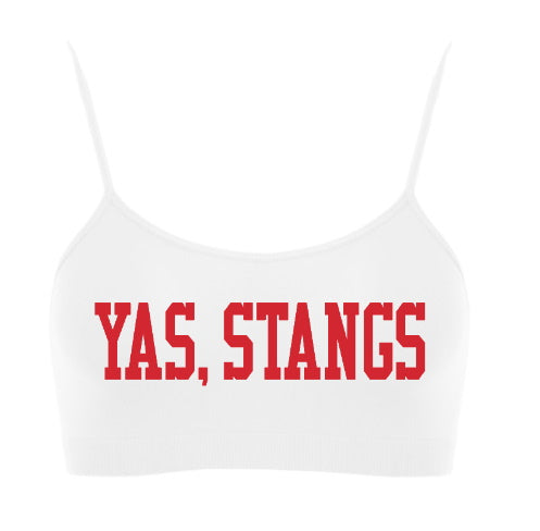 YAS Seamless Spaghetti Strap Super Crop Top (Available in 2 Colors)