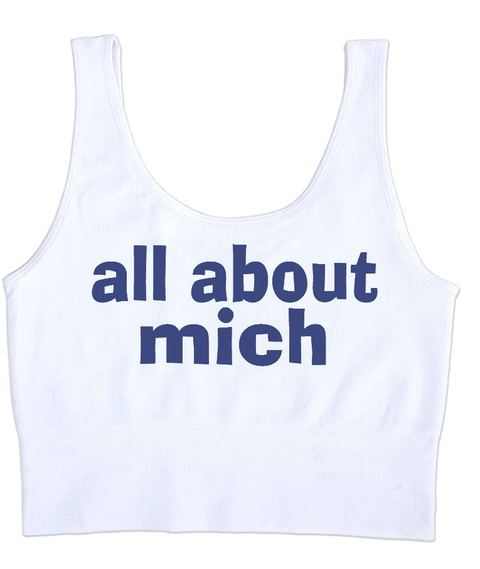 All About It Seamless Ribbed Tank Crop Top