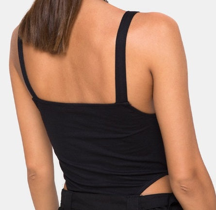 Buckle Strap High Cut Bodysuit