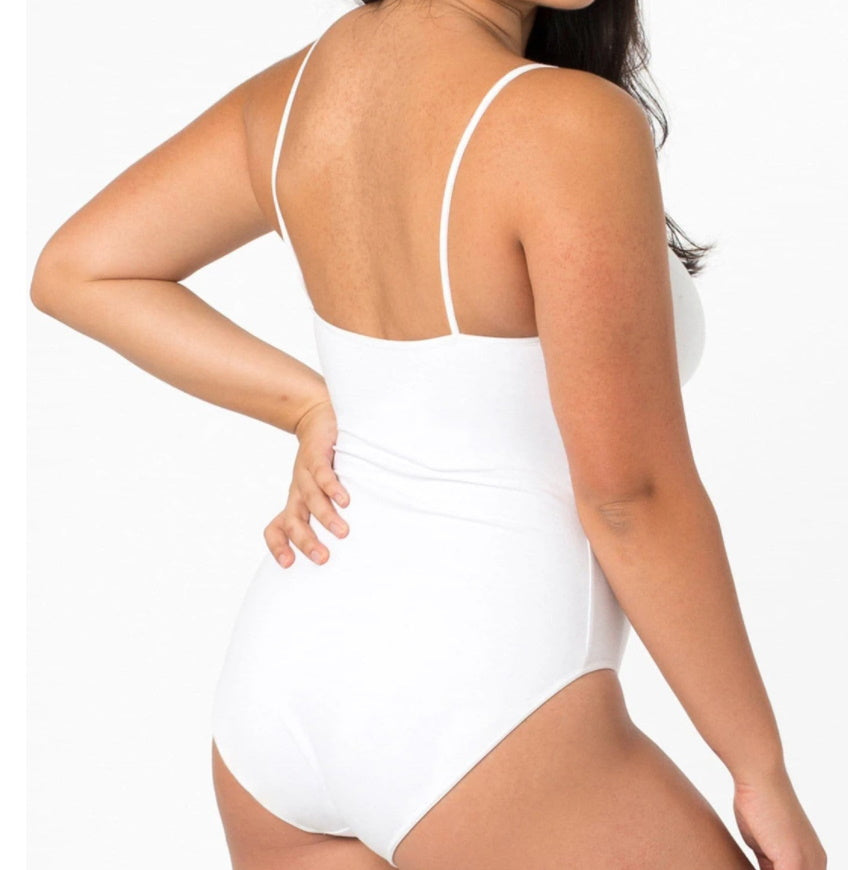 Big Blue Star Spaghetti Strap Bodysuit