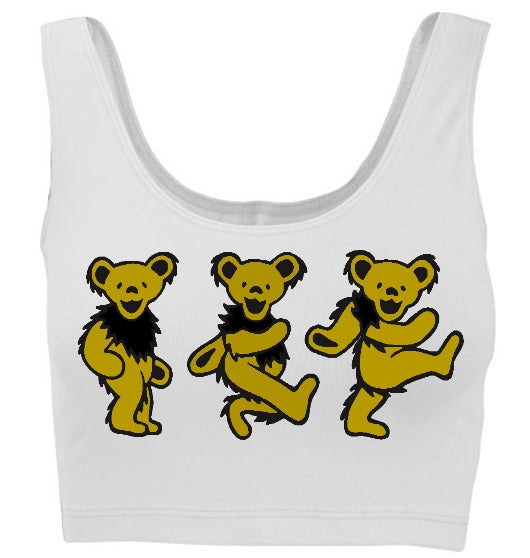 Game Day Teddies Tank Crop Top (Available in 2 Colors)