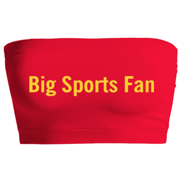 Big Sports Fan Seamless Bandeau (Available in 3 Colors)