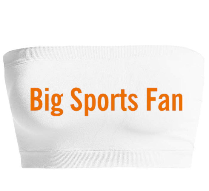 Big Sports Fan Seamless Bandeau (Available in 2 Colors)
