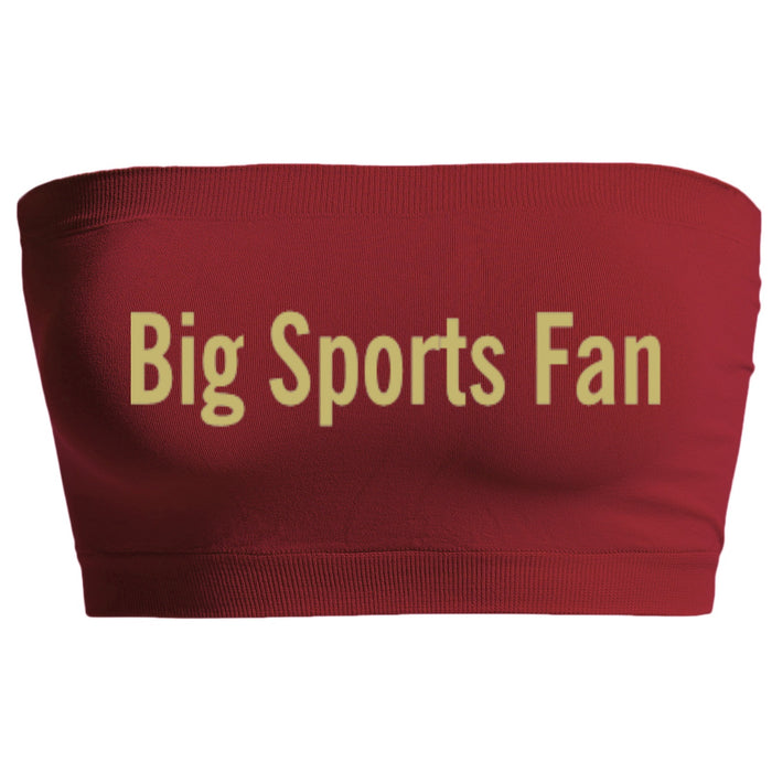 Big Sports Fan Seamless Bandeau (Available in 3 Colors)