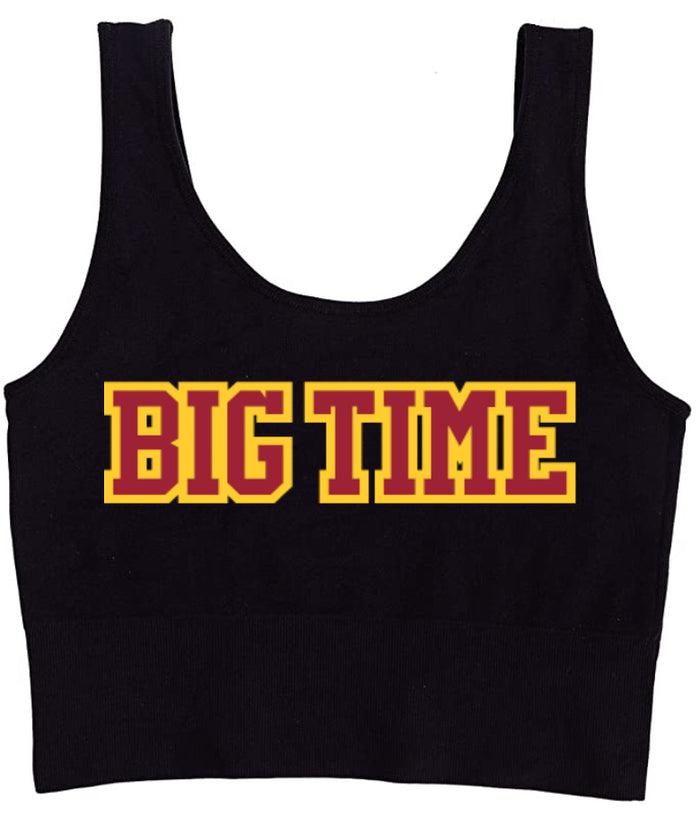 Big Time Seamless Tank Crop Top (Available in 2 Colors)