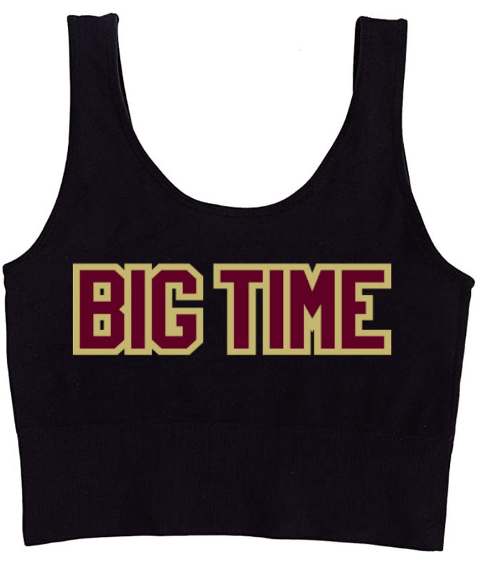 Big Time Seamless Tank Crop Top (Available in 2 Colors)