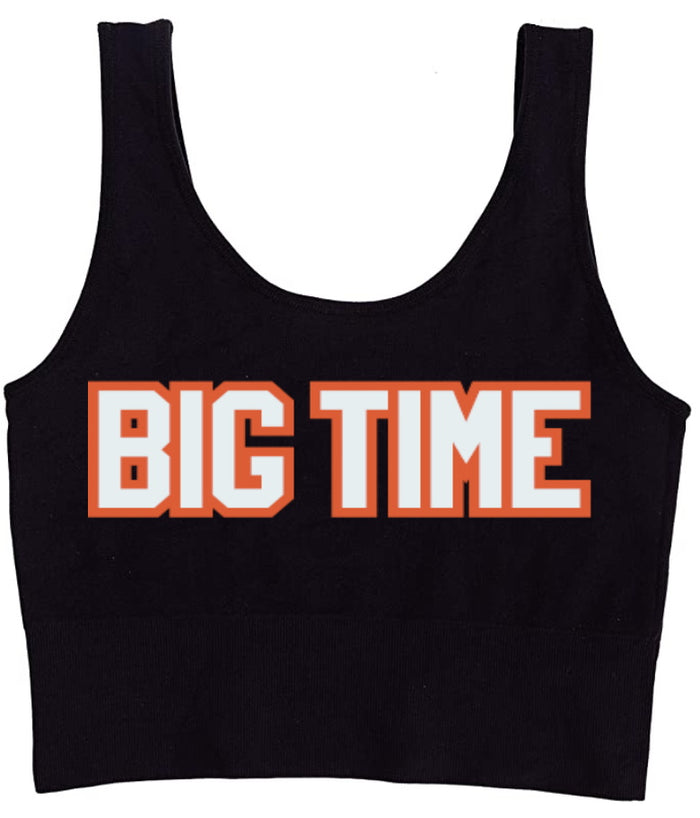 Big Time Seamless Tank Crop Top (Available in 2 Colors)