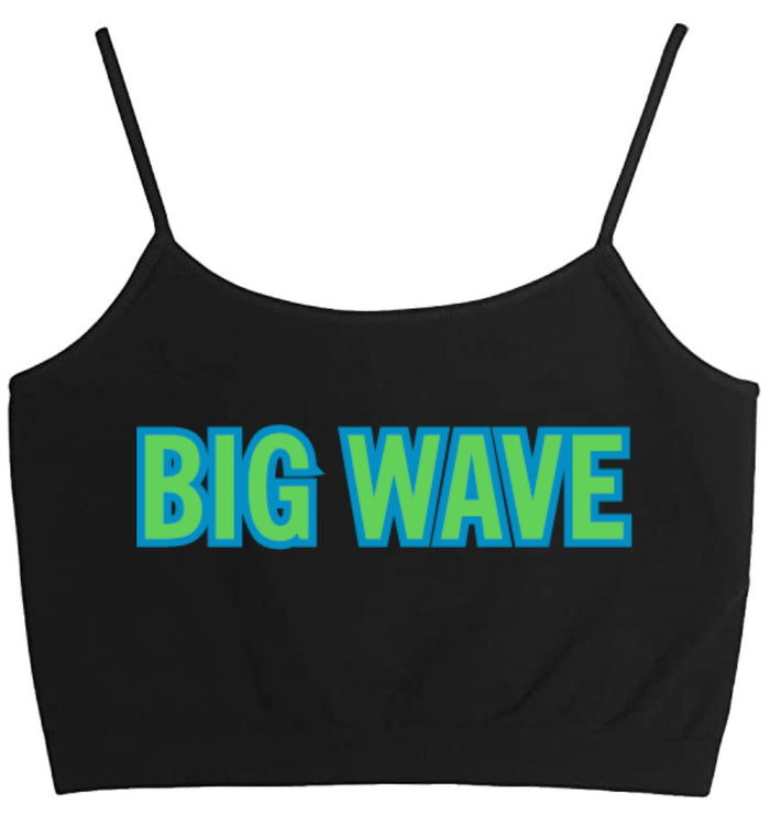 Big Wave Neon Seamless Crop Top (Available in 2 Colors)
