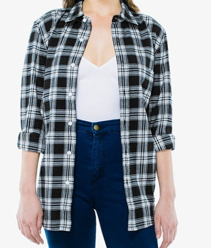 Oversized Flannel Lumberjack Shirt