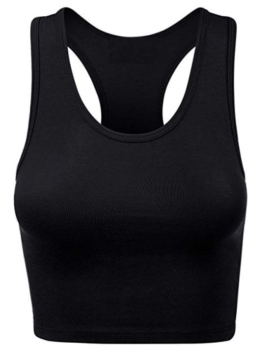 If Your Reading This Racerback Crop Top (Available in 2 Colors)