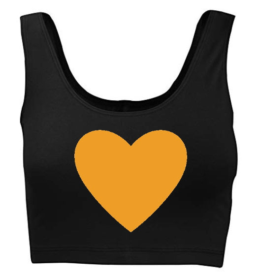 Love The Gold Tank Crop Top (Available in 2 Colors)