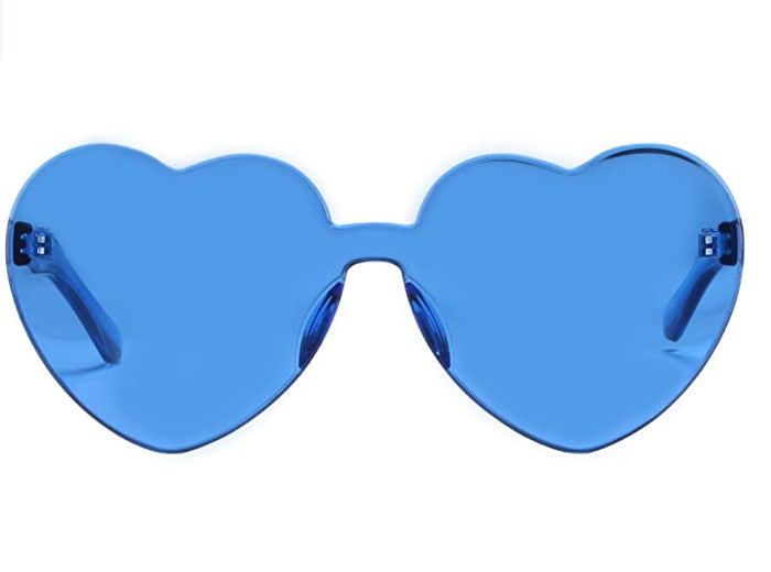 Blue Heart Sunglasses