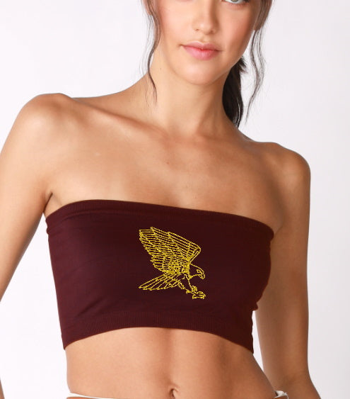 Fly Like An Eagle Glitter Seamless Bandeau (Available in 3 Colors)