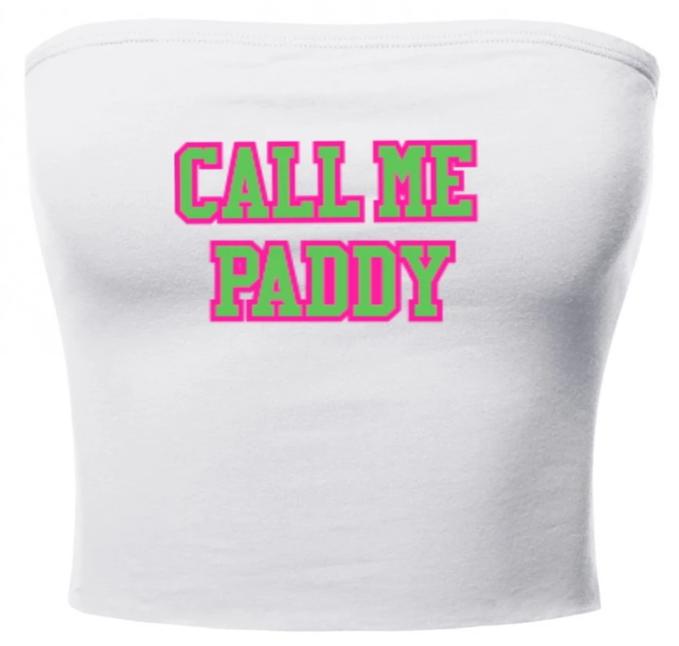 Call Me Paddy Tube Top (Available in Two Colors)