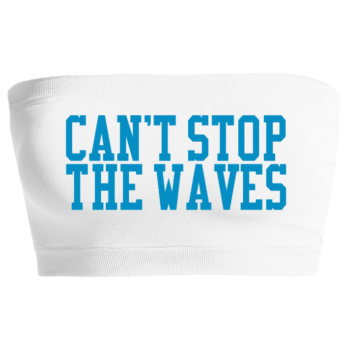 Can't Stop The Waves Seamless Bandeau (Available in 2 Colors)
