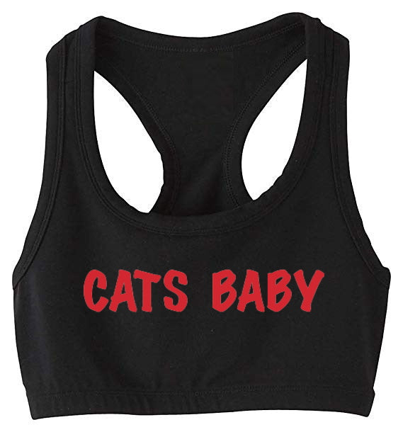 Cats Baby Racerback Sports Bra