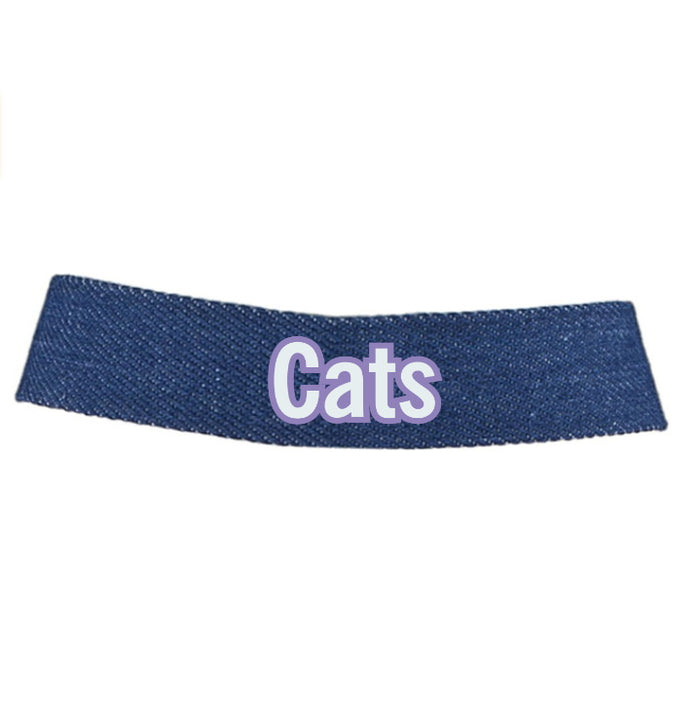 Cats Denim Choker