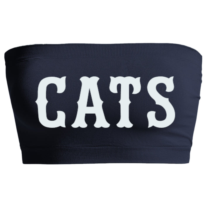 Cats Navy Seamless Bandeau