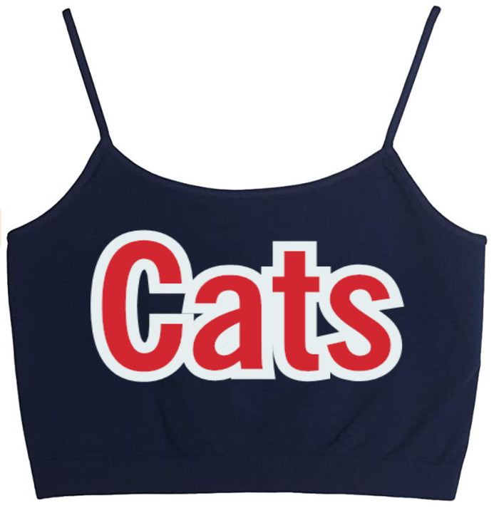 Cats Seamless Crop Top