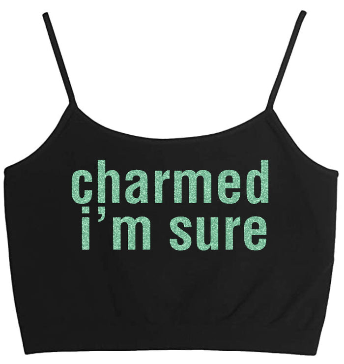 Charmed I'm Sure Seamless Crop Top (Available in 2 Colors)