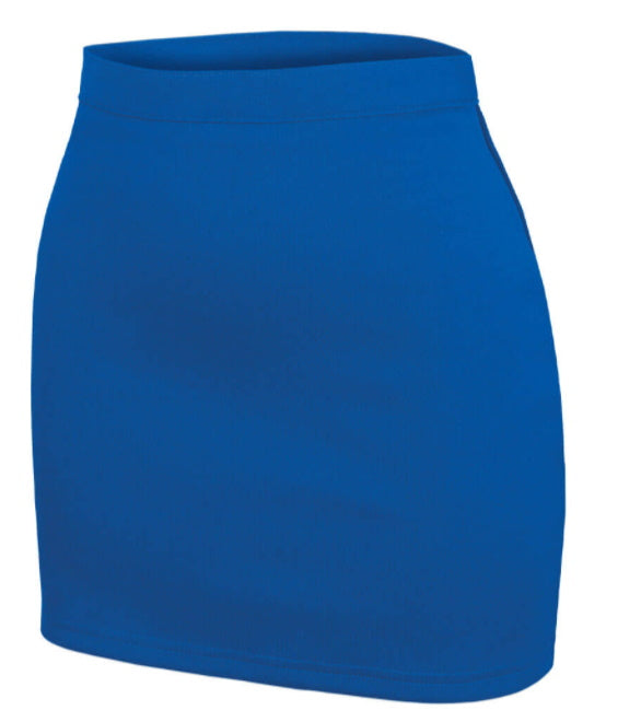 Royal Blue A-Line Fitted Cheer Skirt