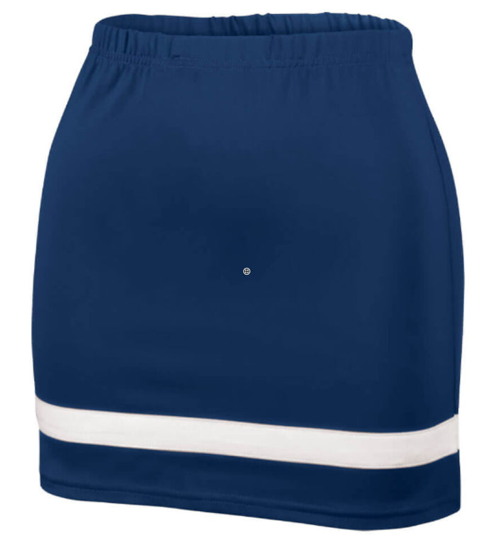 Navy Fitted A-Line Cheer Skirt