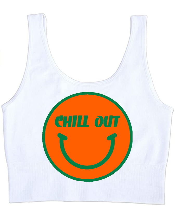 Chill Out Seamless Tank Crop Top (Available in 2 Colors)