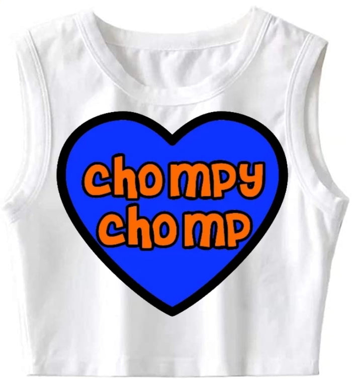 Chompy Chomp The Ultimate Sleeveless Crop Top (Available in 2 Colors)
