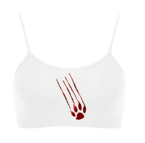 The Paw Seamless Spaghetti Strap Super Crop Top (Available in Two Colors)
