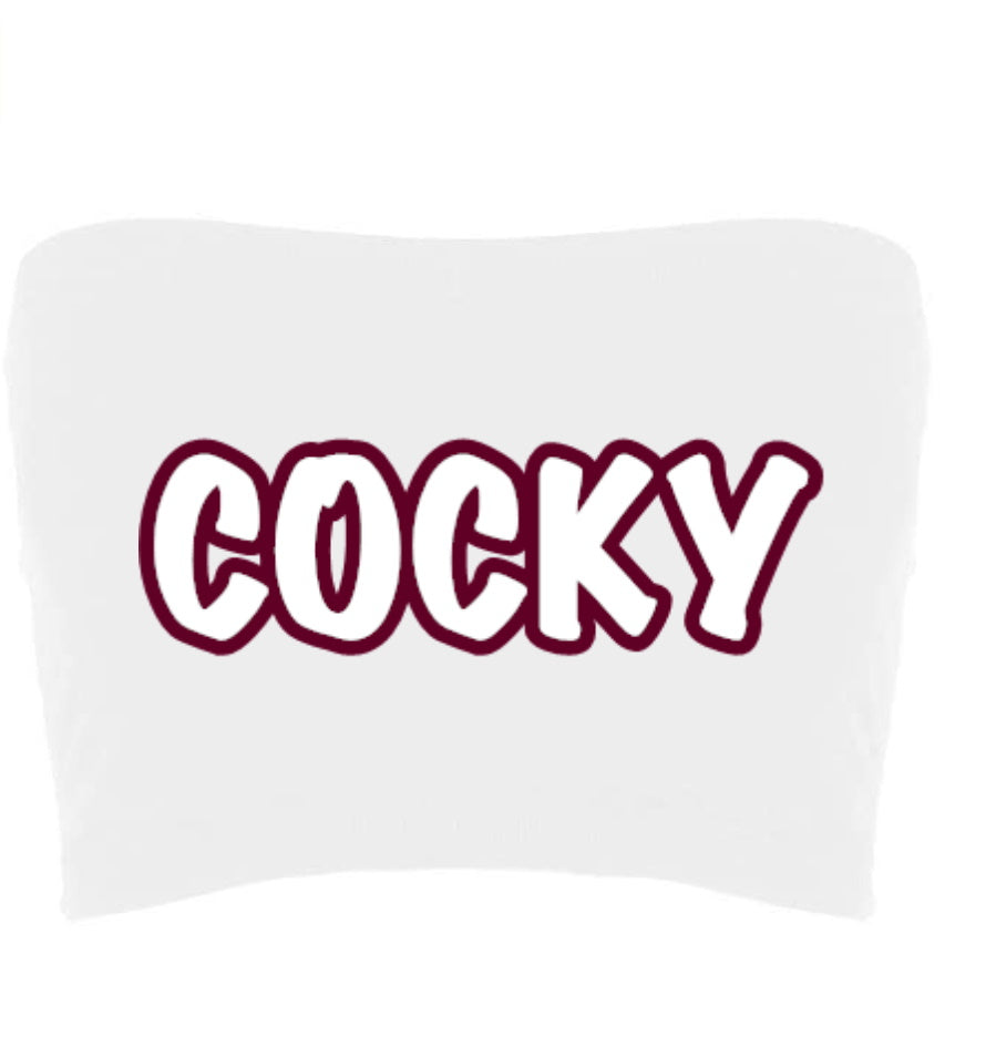 Cocky Seamless Crop Tube Top (Available in 2 Colors)