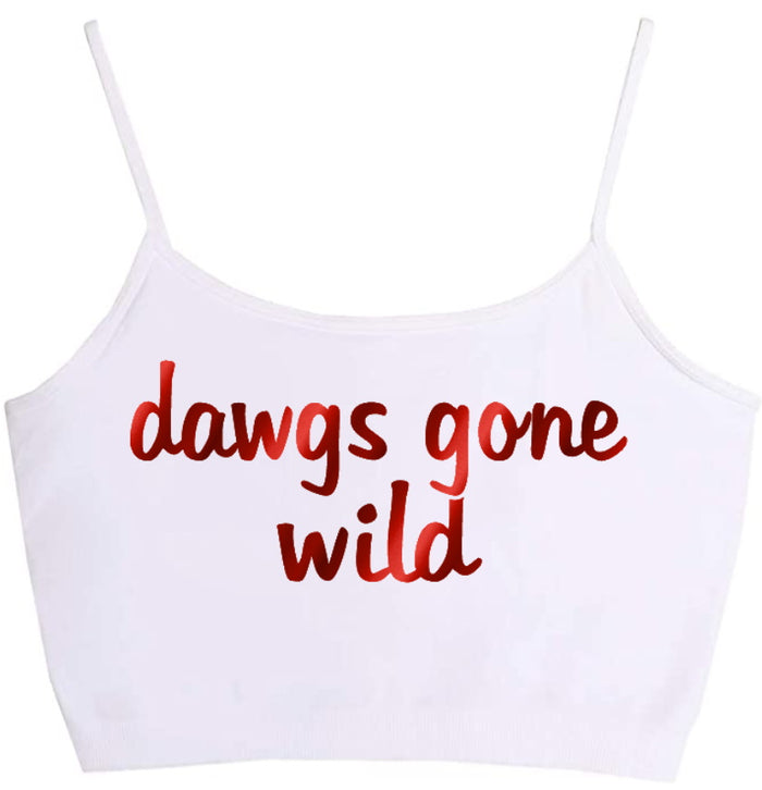 Dawgs Gone Wild Seamless Crop Top (Available in 2 Colors)
