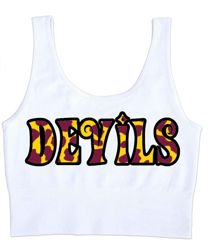 Retro Seamless Tank Crop Top (Available in 2 Colors)