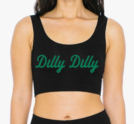 Dilly Dilly Seamless Tank Crop Top (Available in 2 Colors)