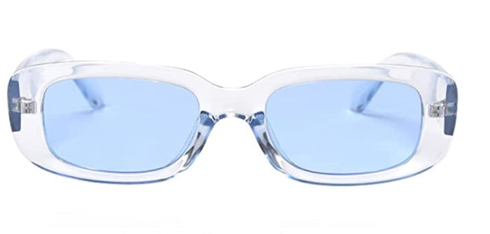 Blue Rectangular Sunglasses