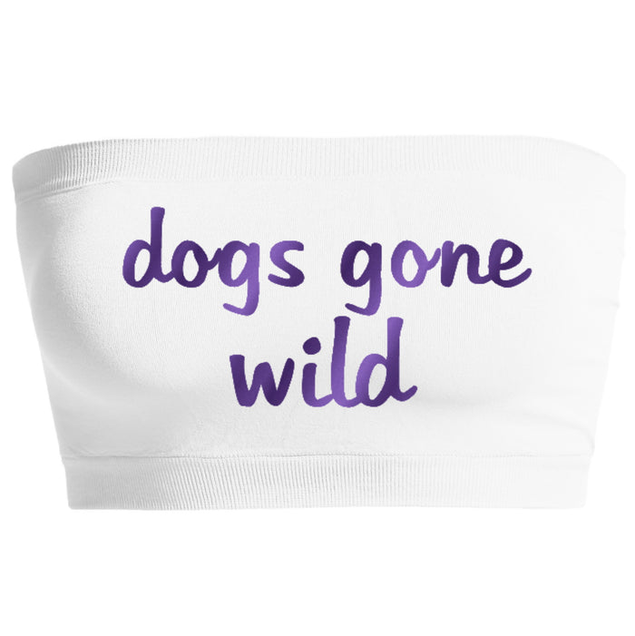 Dogs Gone Wild Seamless Bandeau (Available in 2 Colors)