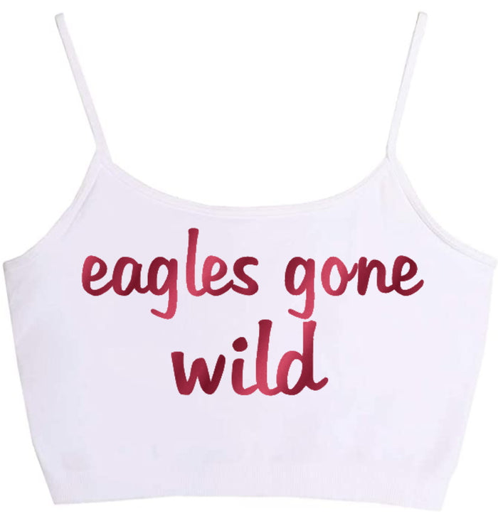 Eagles Gone Wild Seamless Crop Top (Available in 2 Colors)
