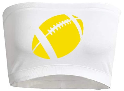 FOOTBALL Seamless Bandeau (Available in 2 Colors)
