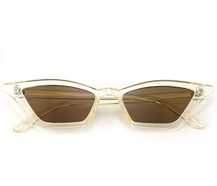 Pale Yellow Cat Eye Sunglasses