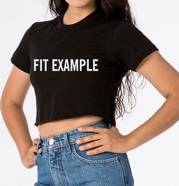 So Fly Raw Hem Cropped Tee (Available in 2 Colors)