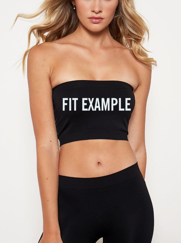 Go State! Seamless Crop Tube Top (Available in 2 Colors)