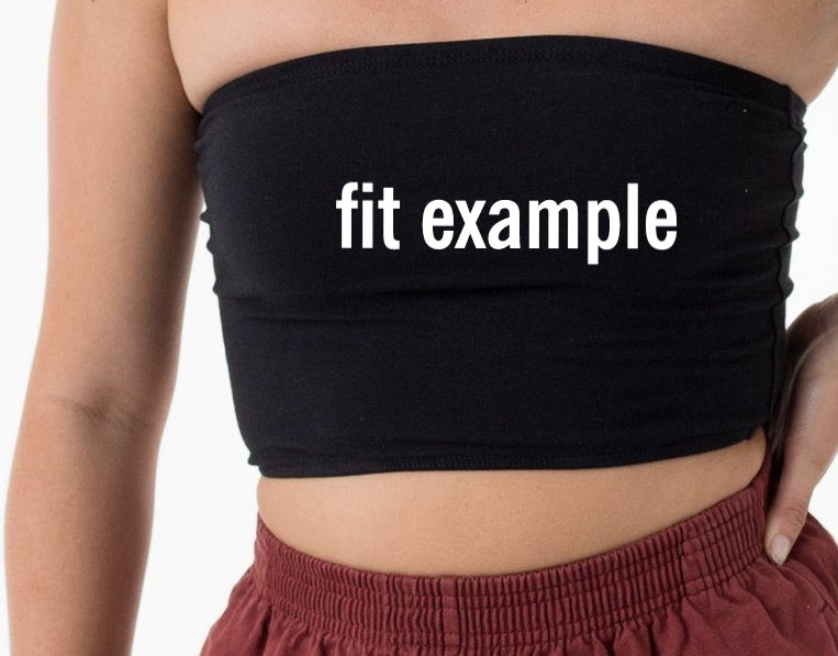 Football SZN Cropped Cotton Tube Top
