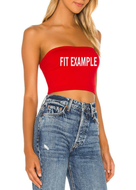 Woof Woof Seamless Crop Tube Top