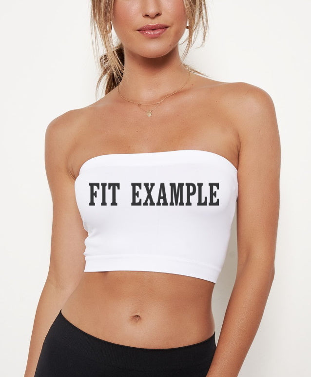 Big Paw Seamless Crop Tube Top (Available in 2 Colors)