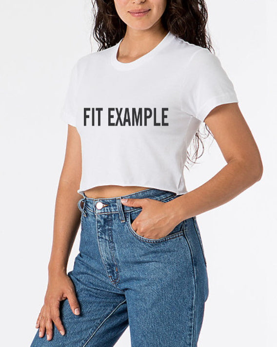 State Groovy Raw Hem Cropped Tee (Available in 2 Colors)